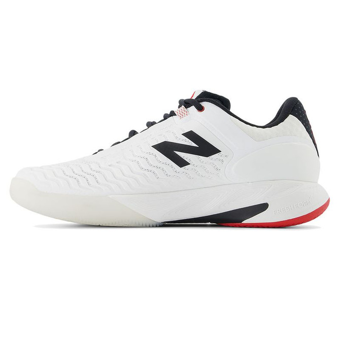 New Balance CT-Rally v2 (D) Mens Tennis Shoe - White/Gum - 3