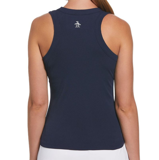 Penguin Essential Rib Tank Top - Black Iris - 2
