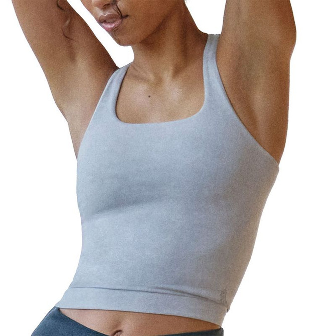FP Movement Go To Smooth Tank Top - Washed Ice Grey - 2