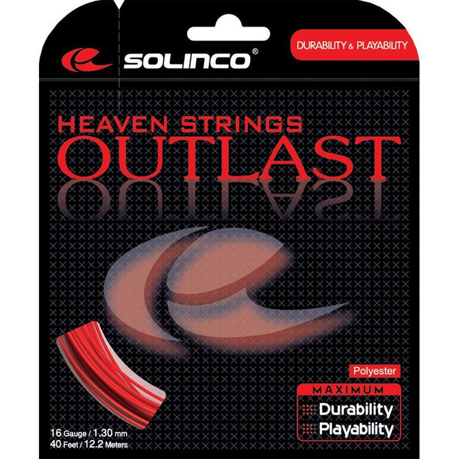 Solinco Outlast 16G Red Tennis String