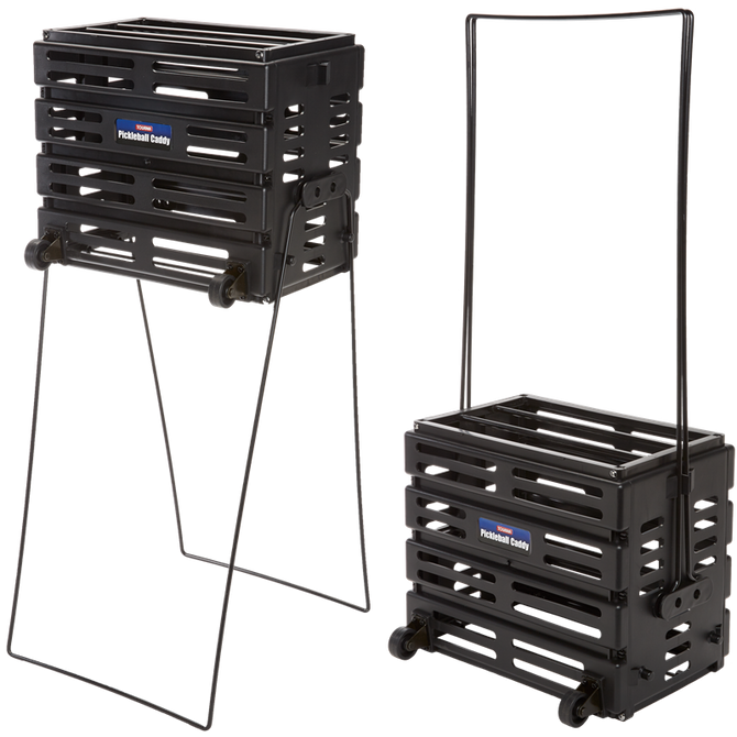 Tourna Pickleball Ballport 45 Balls Deluxe w/ Wheels - Black - 5