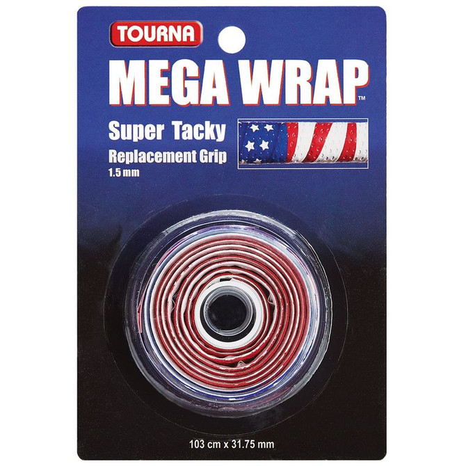 Tourna Pickleball Mega Wrap US Flag Replacement - Red/White/Blue