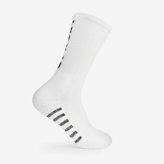 Thorlo Light Cushion Crew Pickleball Sock - White