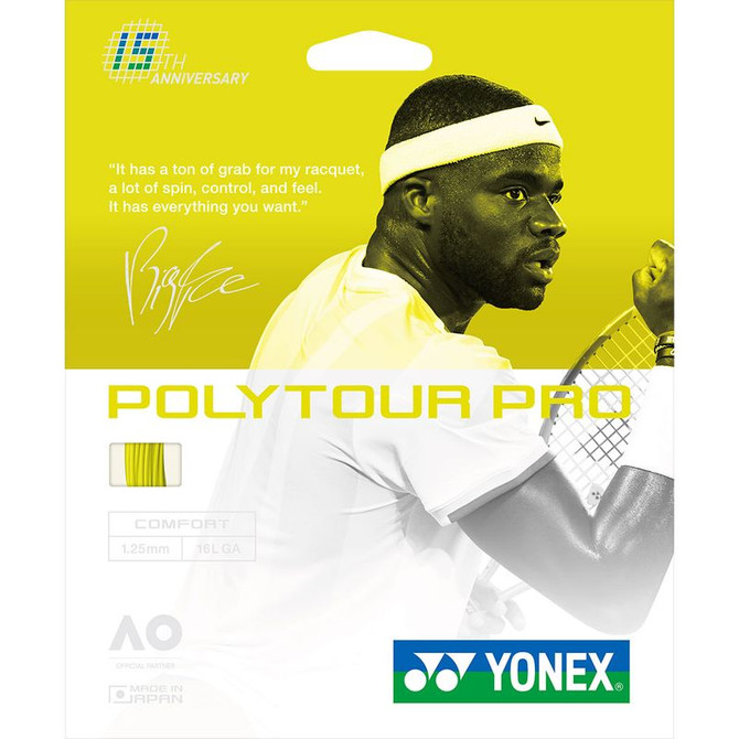 Yonex Poly Tour Pro 125 16L Flash Yellow Tennis String - 2