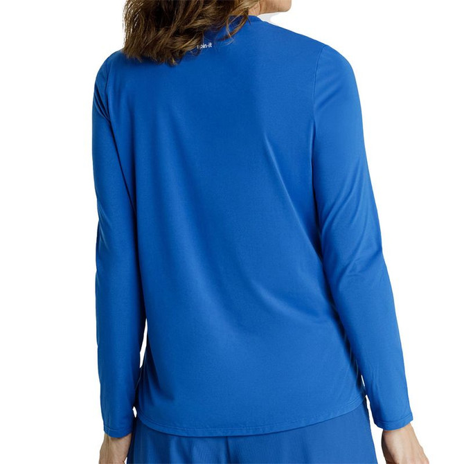 Tail x Spin It Friday Long Sleeve Top - Monaco Blue - 2