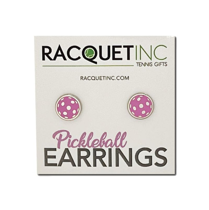 Racquet Inc Tennis Racquet Earrings - Pink