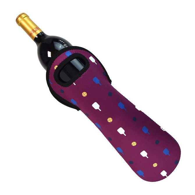 Racquet Inc Pickleball Wine Tote - Plum - 2