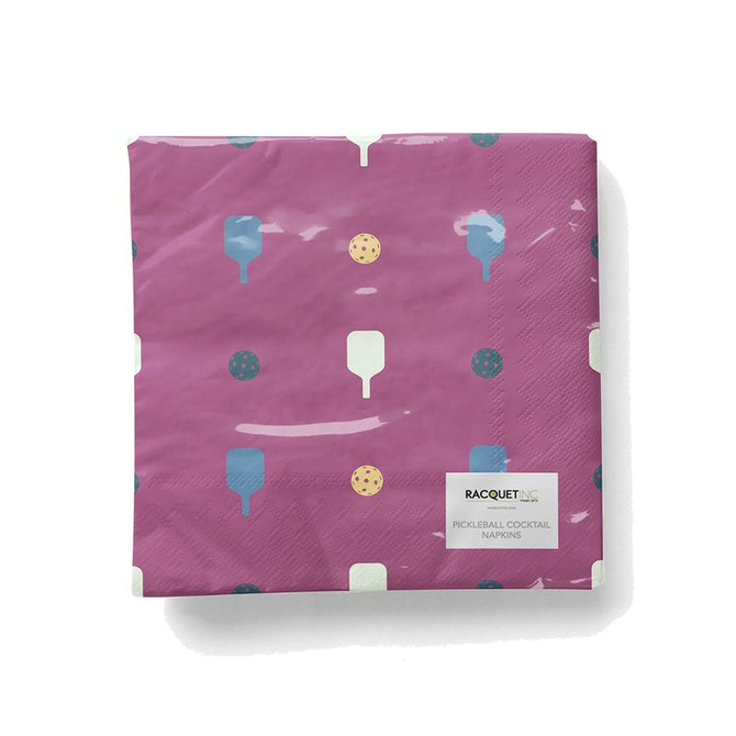 Racquet Inc Pickleball Plum Napkins