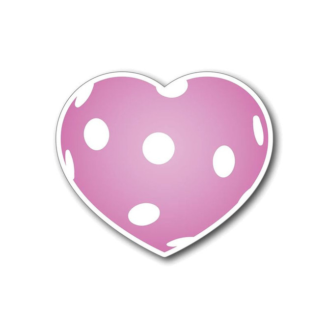 Racquet Inc Pickleball Heart Magnet - Pink
