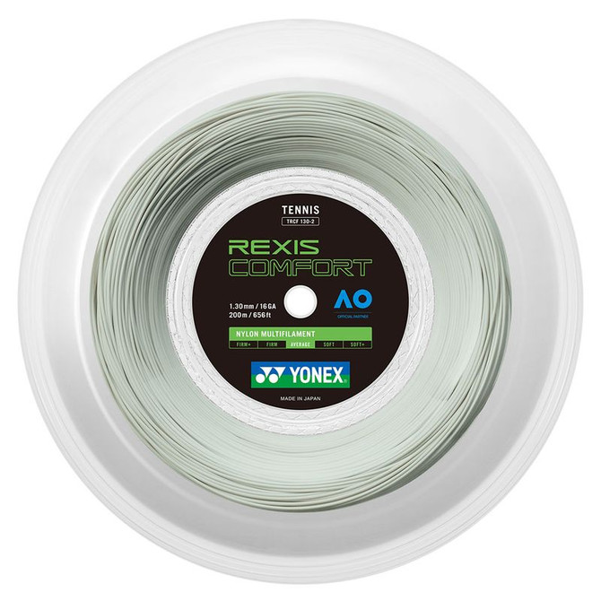 Yonex Rexis Comfort 130 16G White Tennis String REEL