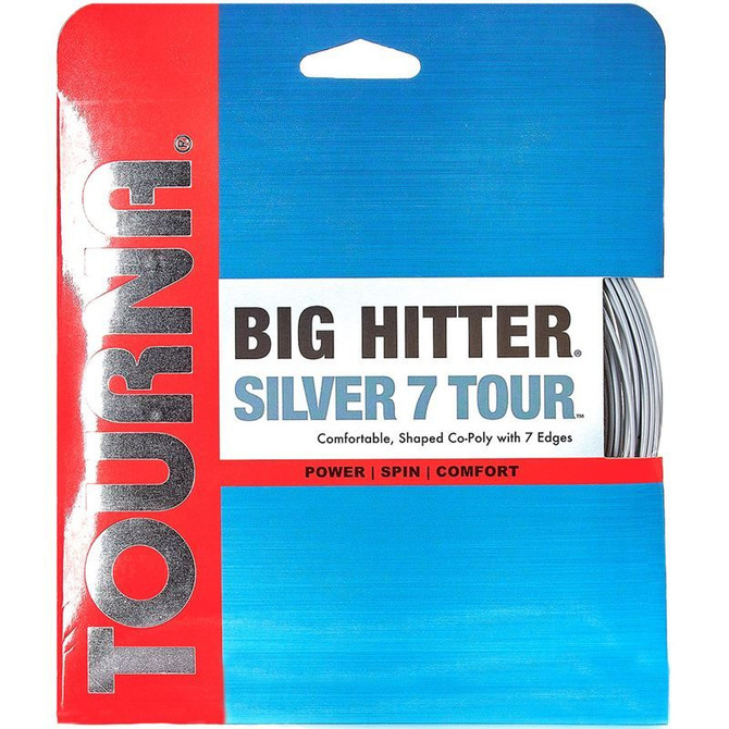 Tourna Big Hitter Silver 7 Tour 17G Silver Tennis String