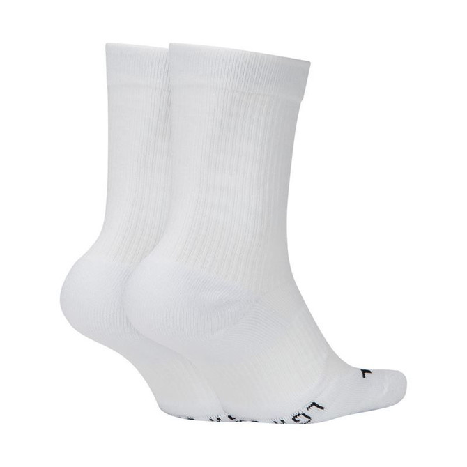 Nike Court Multiplier Cushioned Crew Sock (2 pairs) - White - 2