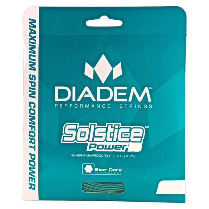 Diadem Solstice Power 16G Teal Tennis String