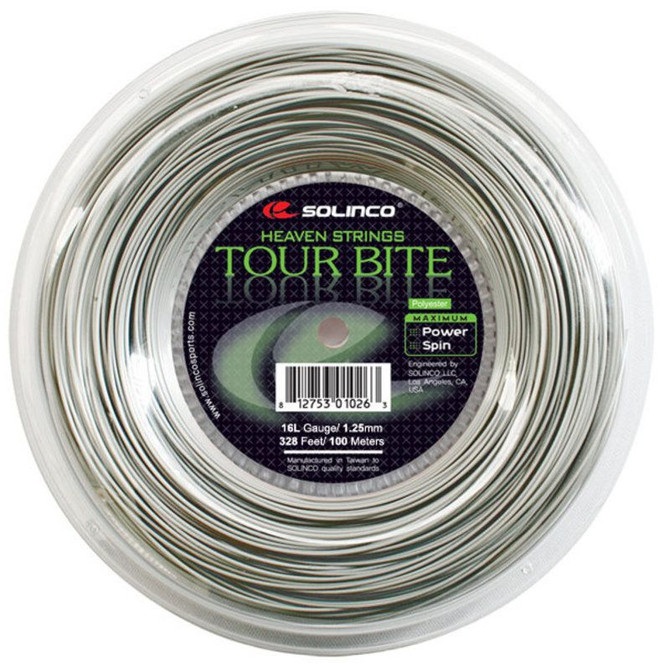 Solinco Tour Bite 16L Tennis String Mini REEL 328'