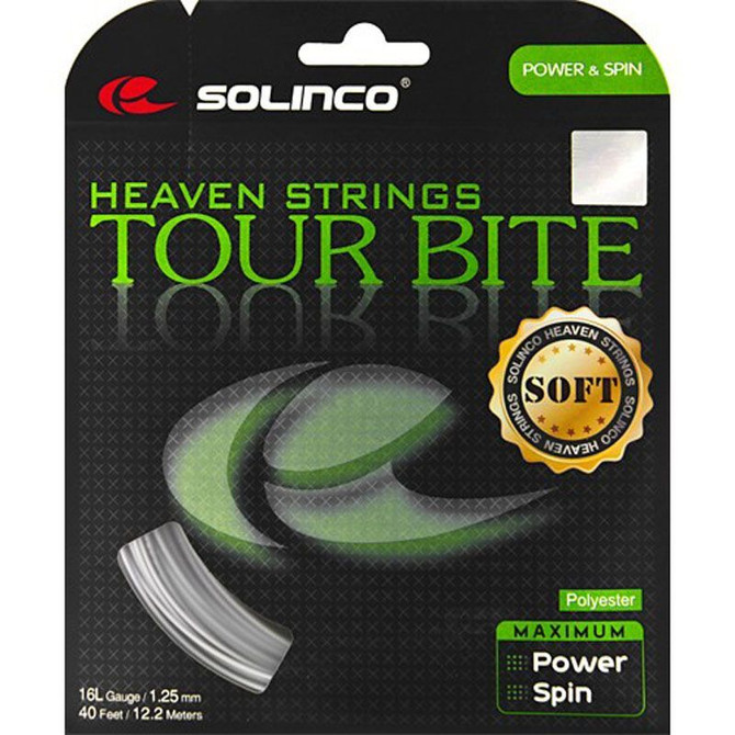 Solinco Tour Bite Soft 16L Silver Tennis String