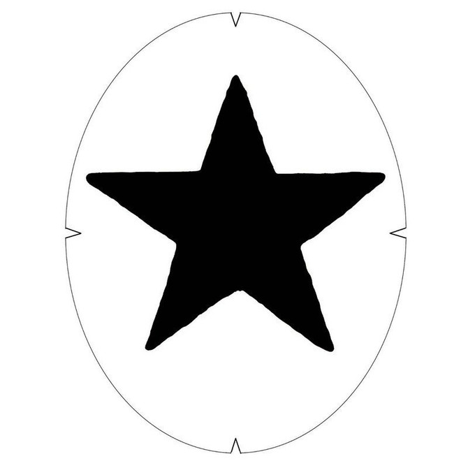 Tourna Star Stencil