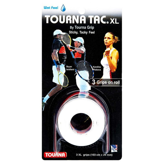 Tourna Tac White OverGrip (3 Pack) - 5
