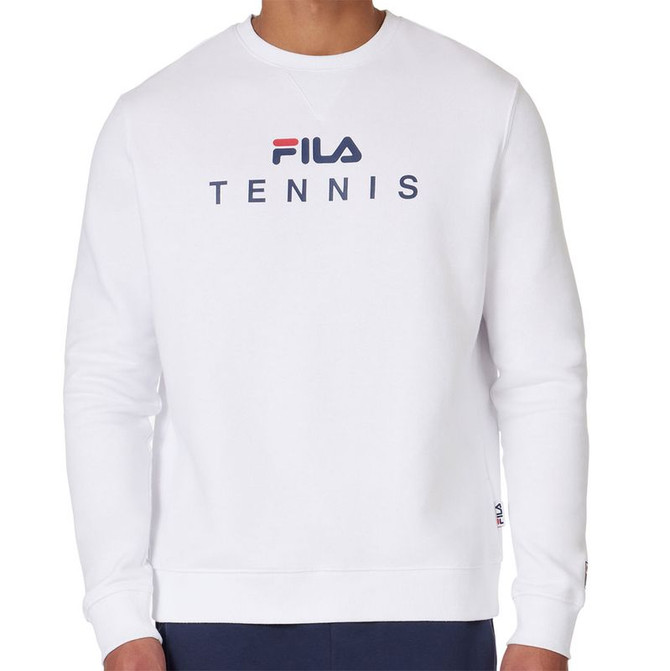 Fila Tennis Crewneck Sweatshirt - White
