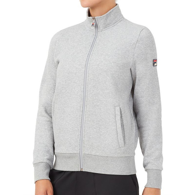Fila Match Fleece Full Zip Jacket - Grey