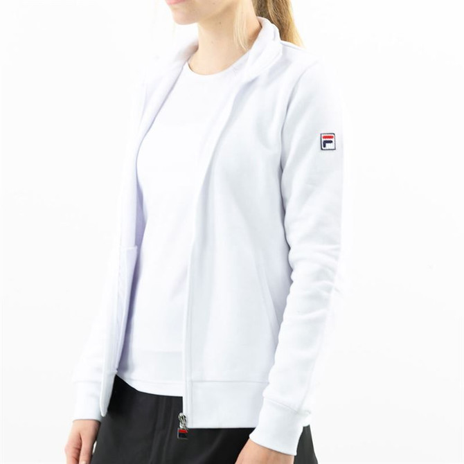 Fila Match Fleece Full Zip Jacket - White