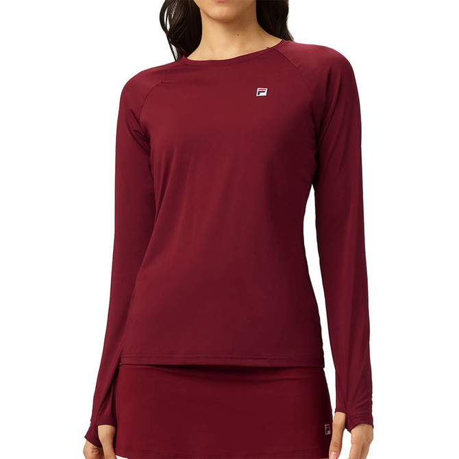 Fila Essentials Long Sleeve UV Blocker - Cabernet