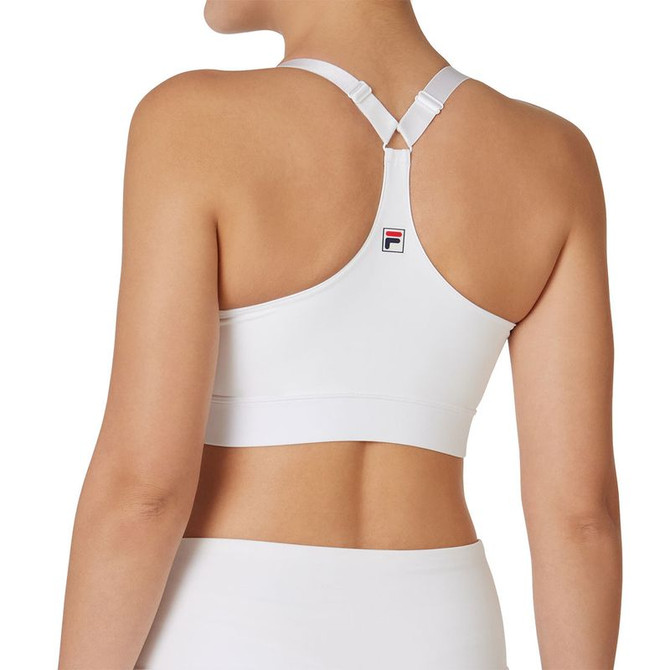 Fila Essentials Medium Support Bra - White - 3
