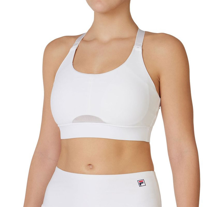 Fila Essentials Medium Support Bra - White - 4