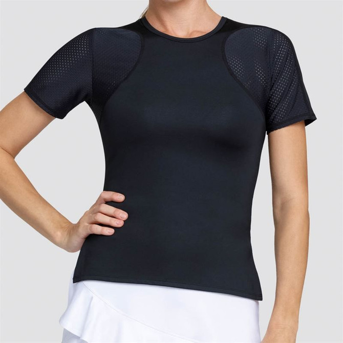 Tail Essentials Katy Short Sleeve Top - Black