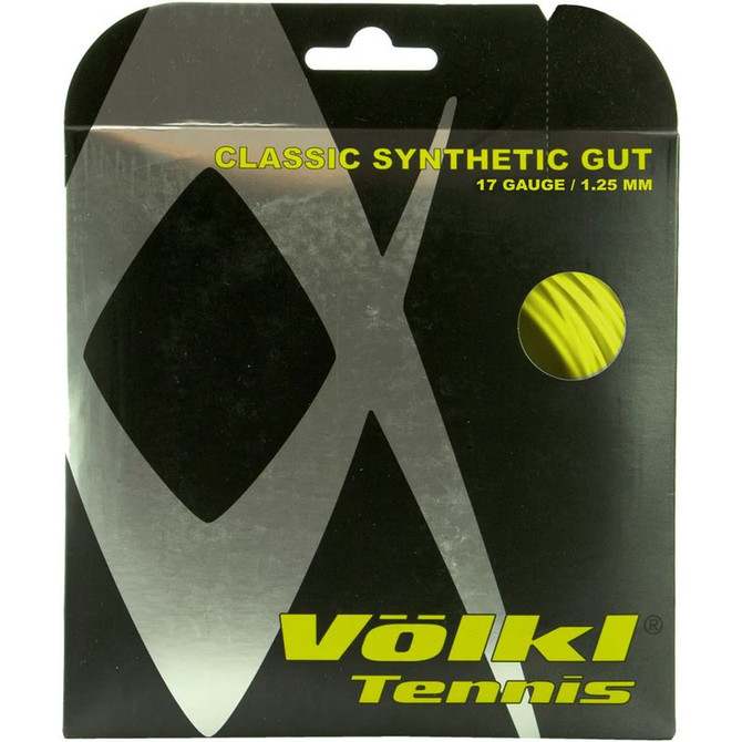 Volkl Classic Synthetic Gut 17G Optic Yellow Tennis String