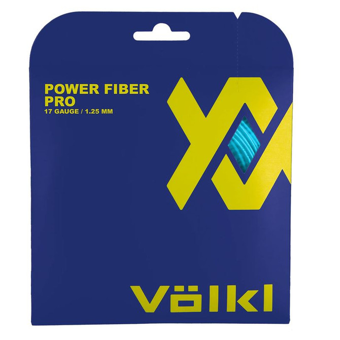Volkl Power Fiber Pro 17G Turquoise Tennis String