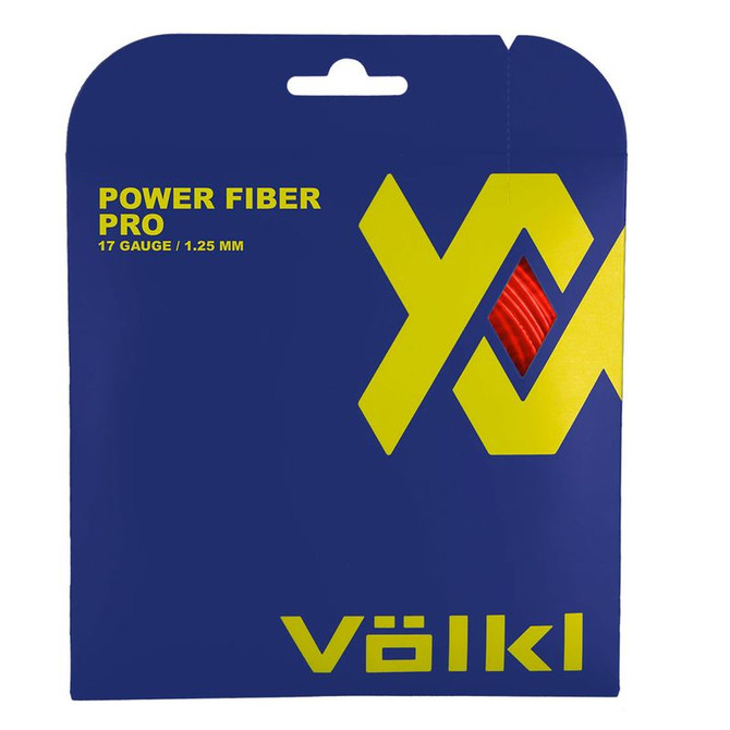 Volkl Power Fiber Pro 17G Orange Tennis String