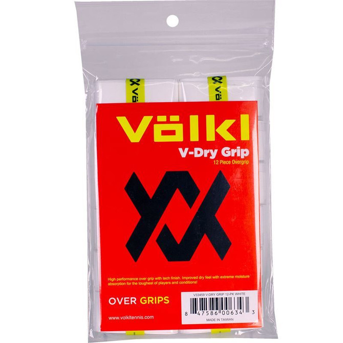 Volkl V Dry Overgrip 12 Pack - White