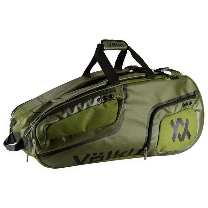 Volkl Primo Combi 6 Pack Tennis Bag - Matte Army Green/Black