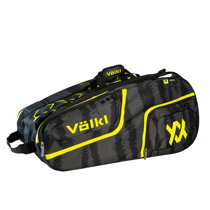 Volkl Zebra Mega Tennis Bag - Black/Neon Yellow