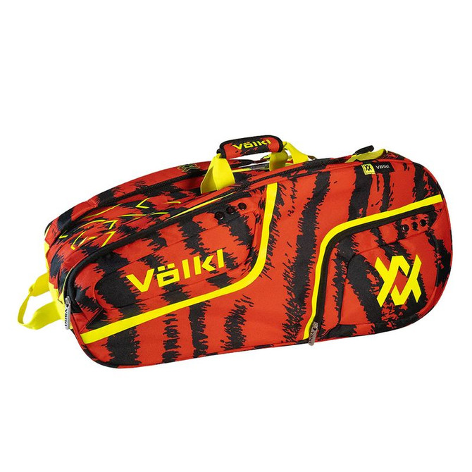 Volkl Zebra Mega Tennis Bag - Lava/Black/Neon Yellow