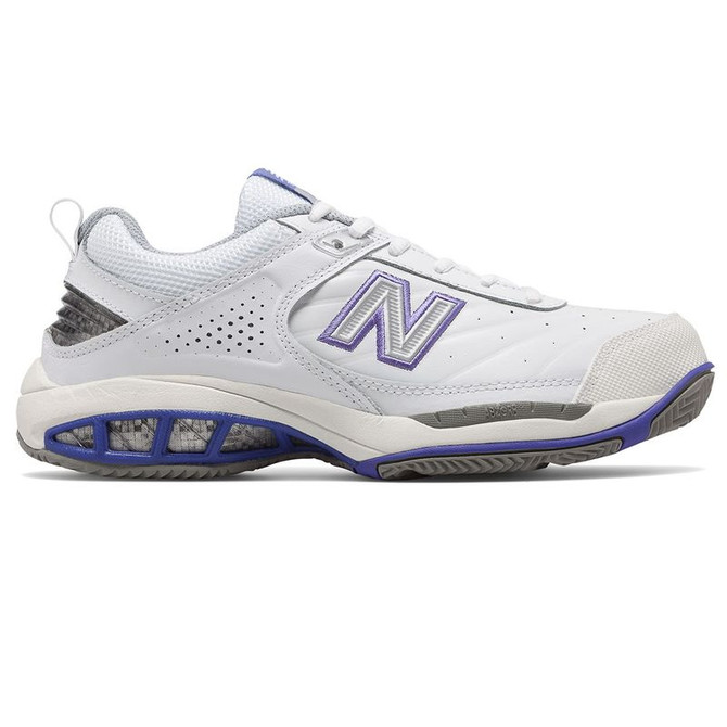 New Balance WC 806 (B) Womens Tennis Shoes - White/Purple