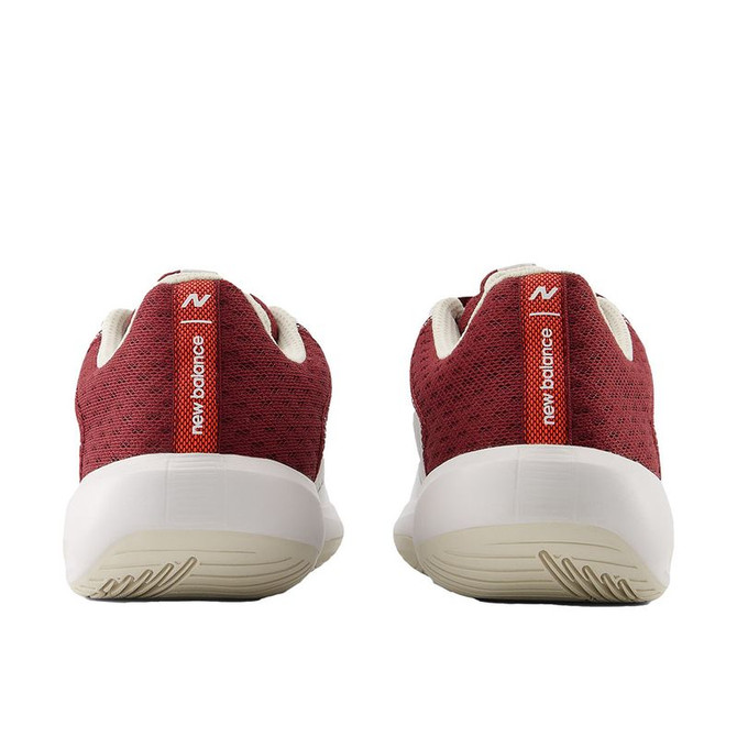 New Balance 696v6 (B) Womens Tennis Shoe - White/Monarch/Burgundy - 6