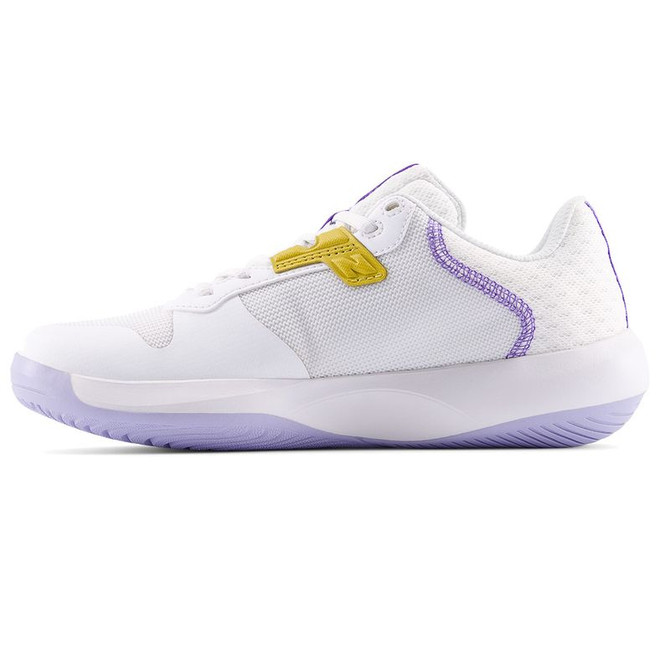 New Balance 696v6 (B) Womens Tennis Shoe - White/Daybreak - 3