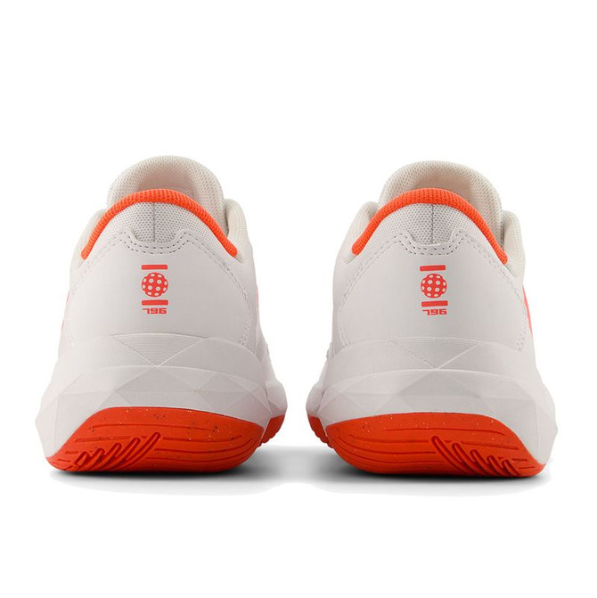 New Balance 796v4 (B) Womens Pickleball Shoe - White/Urgent Red - 6