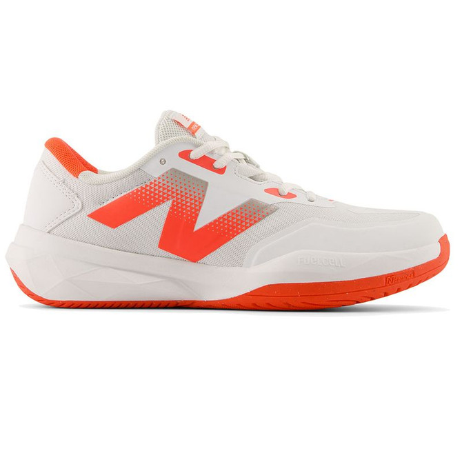 New Balance 796v4 (B) Womens Pickleball Shoe - White/Urgent Red