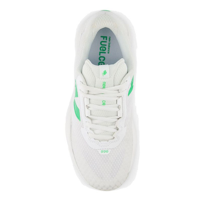 New Balance 996v6 (D) Womens Tennis Shoe - White/Green Apple - 5