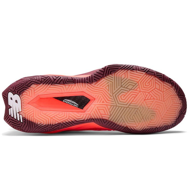 New Balance Coco CG2 (D) Womens Tennis Shoe - Urgent Red/Monarch Burgundy - 2