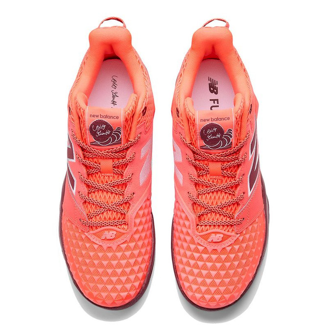 New Balance Coco CG2 (D) Womens Tennis Shoe - Urgent Red/Monarch Burgundy - 5