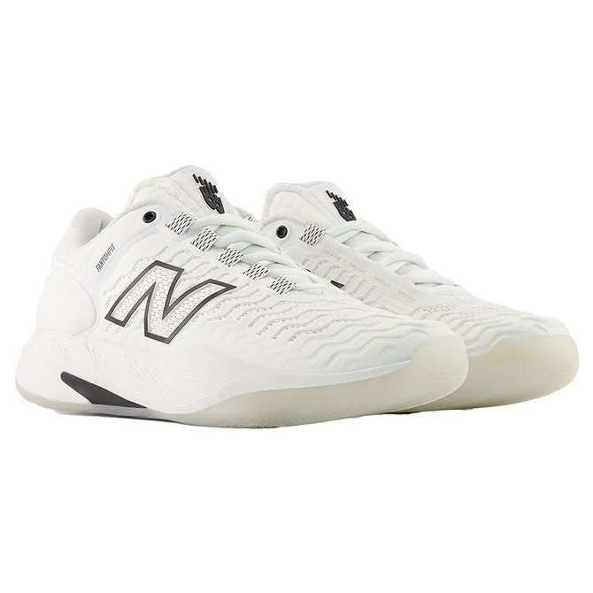 New Balance CT-Rally v2 (D) Womens Tennis Shoe - White/Black/Gum - 4