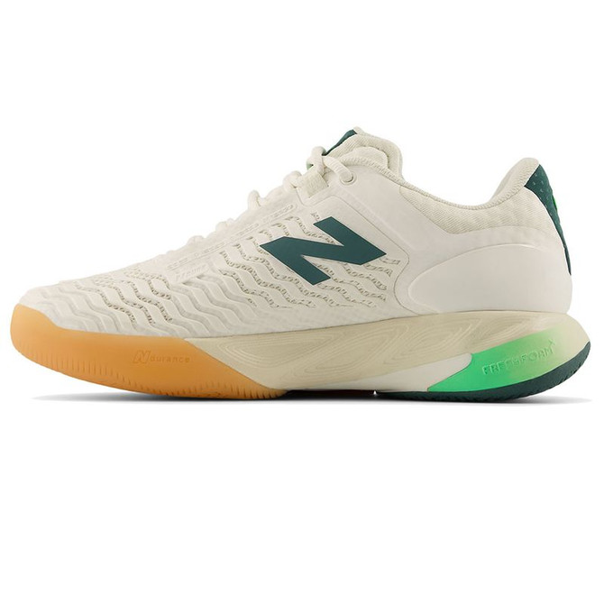 New Balance CT-Rally v2 (D) Womens Tennis Shoe - White/Lime Leaf - 3