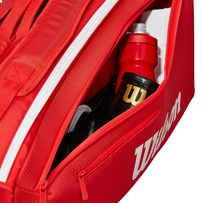Wilson Super Tour 9 Pack Tennis Bag - Red - 5
