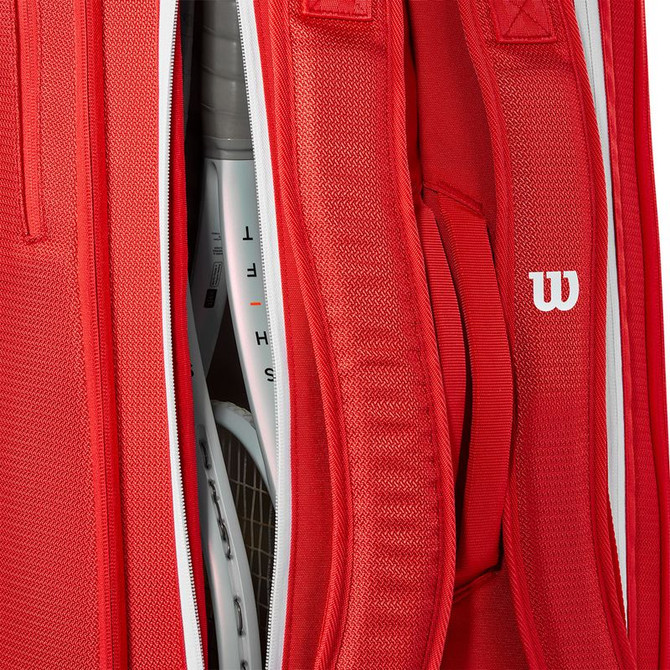 Wilson Super Tour 9 Pack Tennis Bag - Red - 7