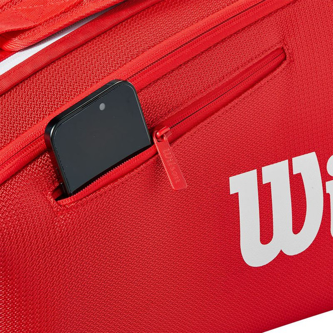 Wilson Super Tour 6 Pack Tennis Bag - Red - 5