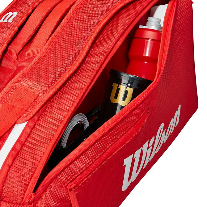 Wilson Super Tour 6 Pack Tennis Bag - Red - 6