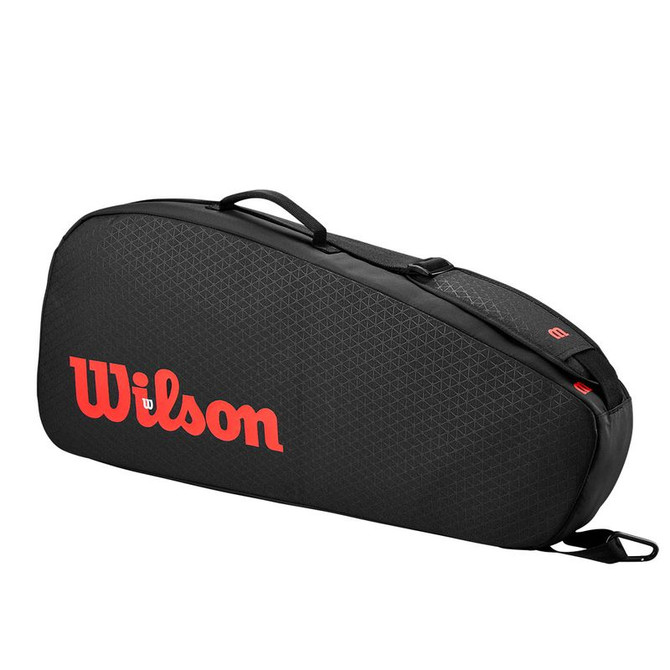 Wilson Clash V3 Super Tour 3 Pack Tennis Bag - Black/Red